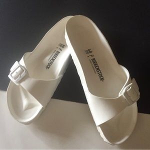 White Eva  Birkenstock’s
